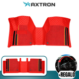 Kit completo de alfombras de cuero personalizadas para tu auto + REGALO: funda para volante