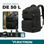 [ÚLTIMAS UNIDADES] Mochila Táctica Militar 50L Impermeable + 3 Regalos Exclusivos — ¡Todo lo que lleva un hombre preparado!