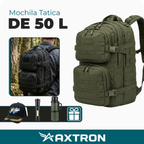 [ÚLTIMAS UNIDADES] Mochila Táctica Militar 50L Impermeable + 3 Regalos Exclusivos — ¡Todo lo que lleva un hombre preparado!