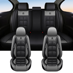 Funda de Auto Universal Magnus en Cuero Legítimo con Airbag +REGALOS: Alfombras de Cuero y Funda de Volante