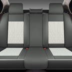 Funda de Asiento Universal Vector en Cuero Legítimo con Airbag + REGALOS: Alfombra de Cuero y Funda para Volante