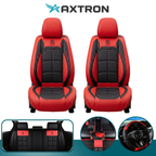 Funda de Auto Universal Magnus en Cuero Legítimo con Airbag +REGALOS: Alfombras de Cuero y Funda de Volante