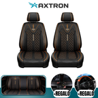 Funda para Auto Revox Universal en Cuero Legítimo con Airbag Integrado + REGALO: Alfombra y Funda para Volante