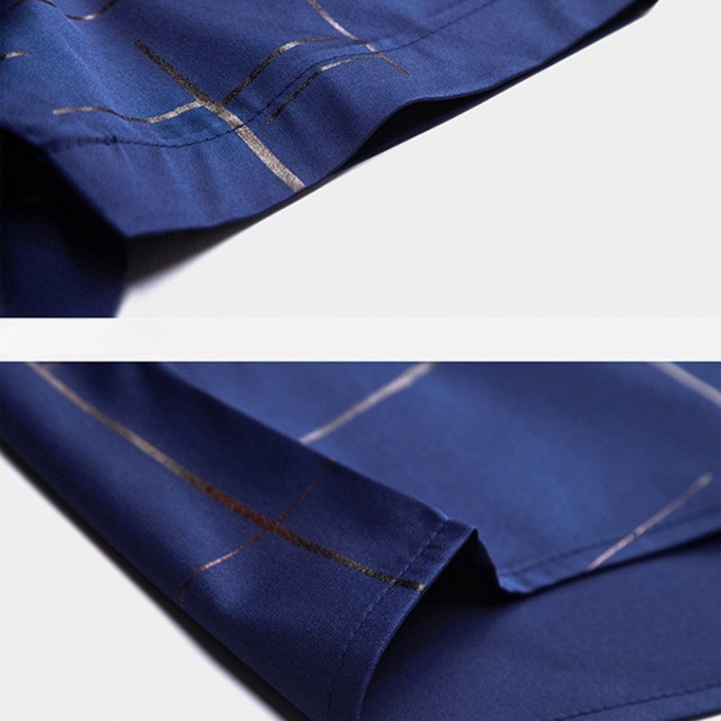 [Llevá 5, Pagá 3] Camisa Masculina Lunox en Seda Fría y Algodón (¡Confort y estilo incomparables!)