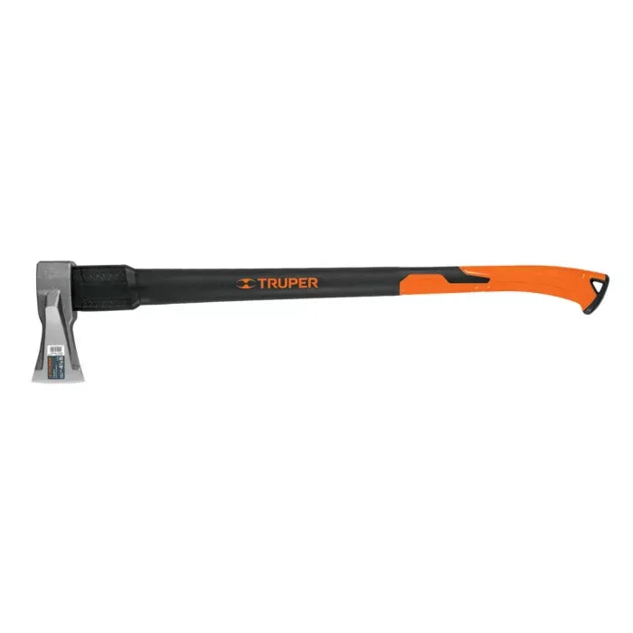 Truper, Hacha Para Rajar Madera 4.5 Lb, Mango Fibra de Vidrio 34, Pieza